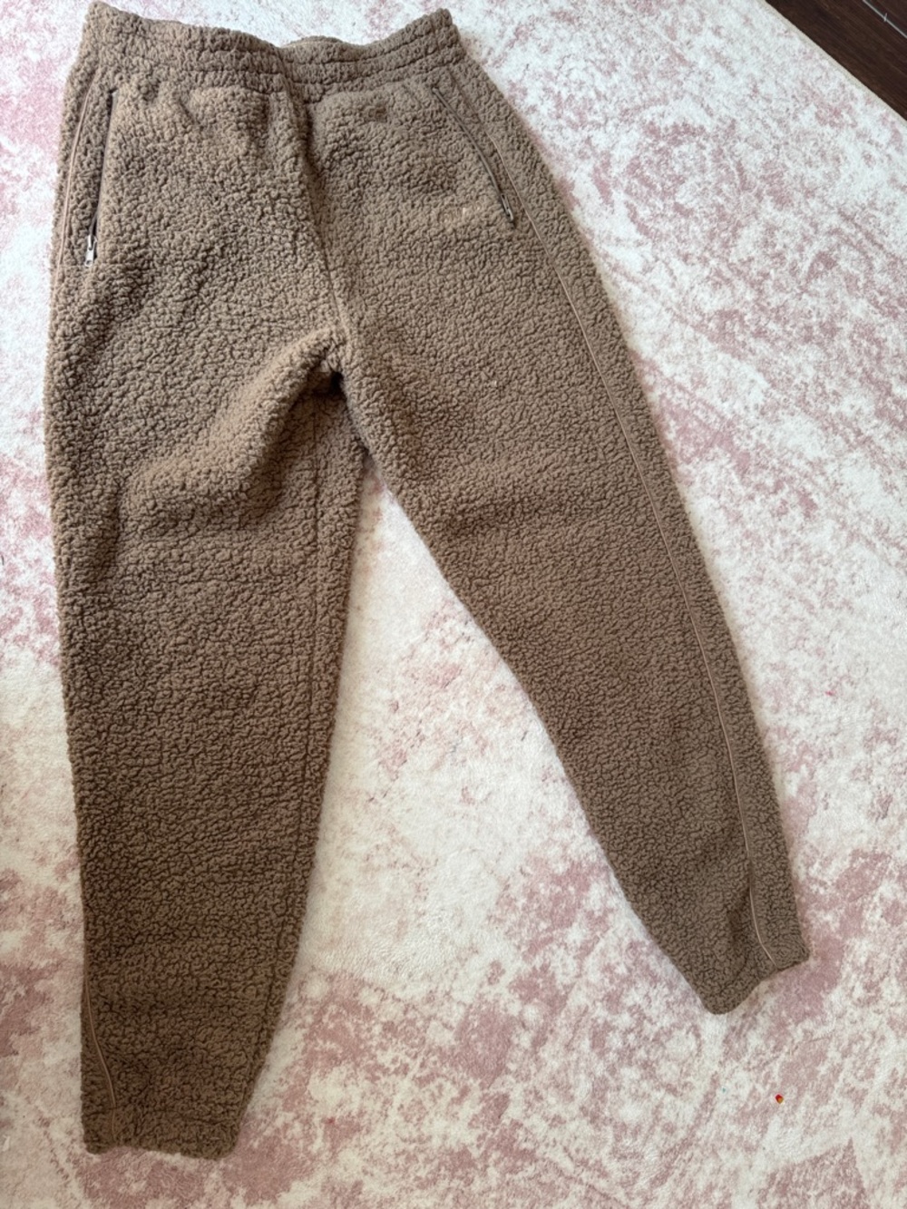 SKIMS Brown Sherpa Joggers